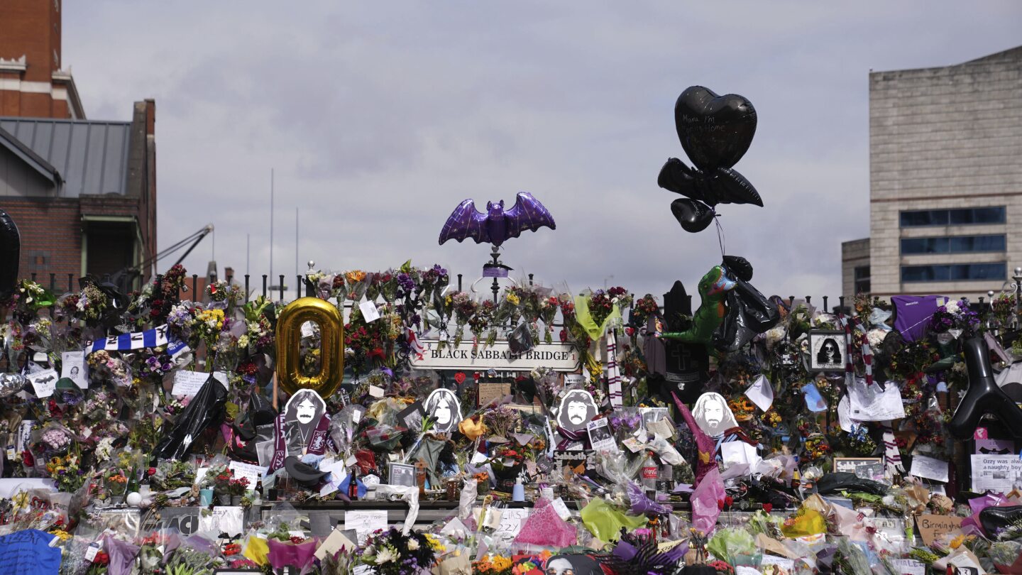 Ozzy Osbourne’s funeral procession to travel through Birmingham, home of heavy metal